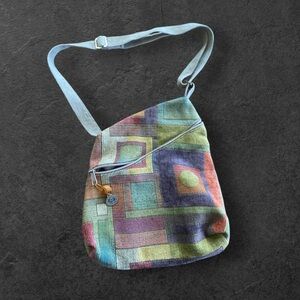 Erda leather made cloth cross body bag